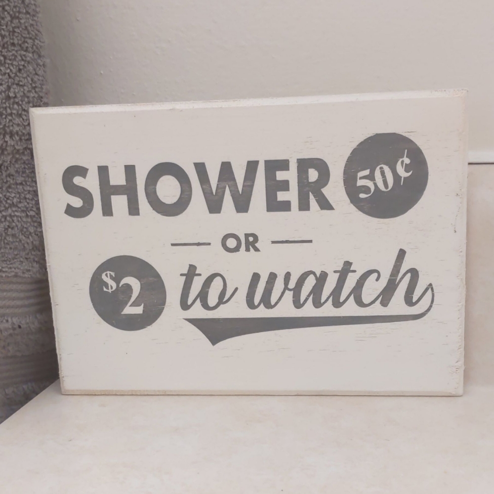 Sassy Bathroom Sign
